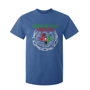Juneteenth Galveston Texas T Shirt For Kid Break The Chain Freedom Since 1865