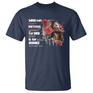 Christian African American T Shirt Who Can Find A Virtuous Woman