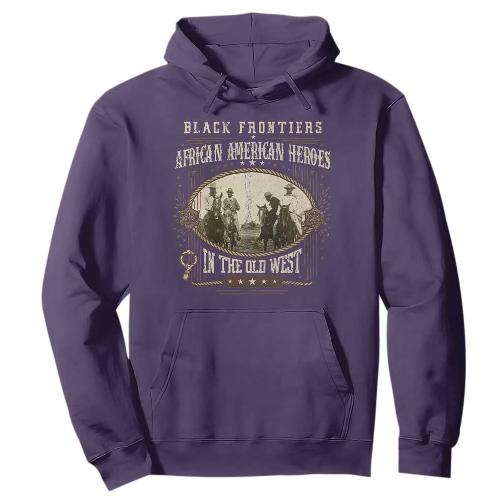 African American Cowboy Hoodie Black Frontiers African American Heroes In The Old West - African Pride