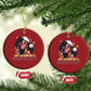 Funny Ain't Nothin' But A Xmas Party Christmas Ornament African American Christmas Black Melanin Santa Girl