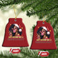 Funny Ain't Nothin' But A Xmas Party Christmas Ornament African American Christmas Black Melanin Santa Girl