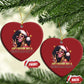 Funny Ain't Nothin' But A Xmas Party Christmas Ornament African American Christmas Black Melanin Santa Girl