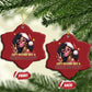 Funny Ain't Nothin' But A Xmas Party Christmas Ornament African American Christmas Black Melanin Santa Girl