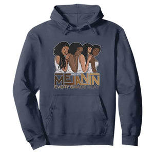 Made With Melanin Every Shade Slays Hoodie Proud African American Afro Girls