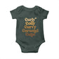 Afro Melanin Black Hair Baby Onesie Curly Coily Curvy Caramel Cutie