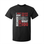 James Baldwin Quotes T Shirt For Kid I Can't Believe What You Say Because I See What You Do Black History Month