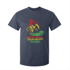 Christian African American T Shirt For Kid Heritage Of Unshakable Faith Black History Month