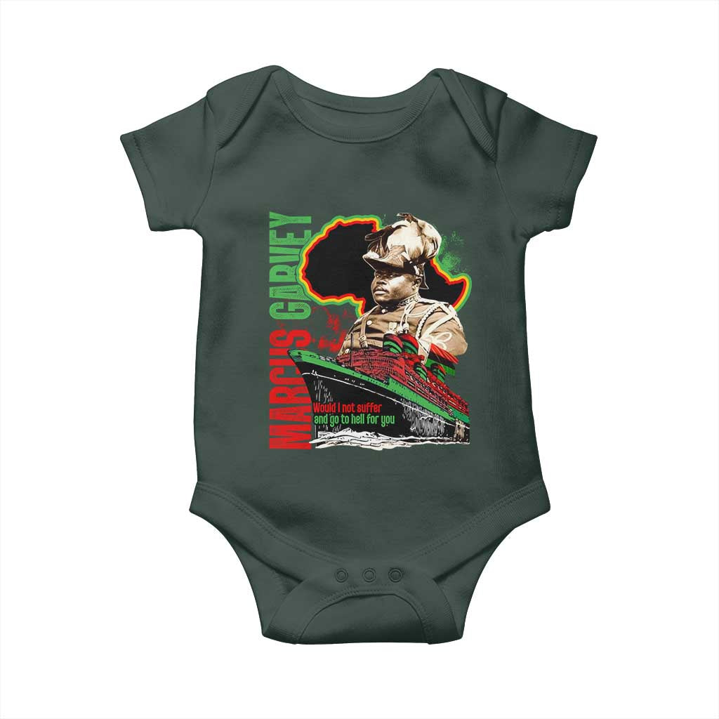 Marcus Garvey Baby Onesie Would I Not Suffer And Go To Hell For You Black History