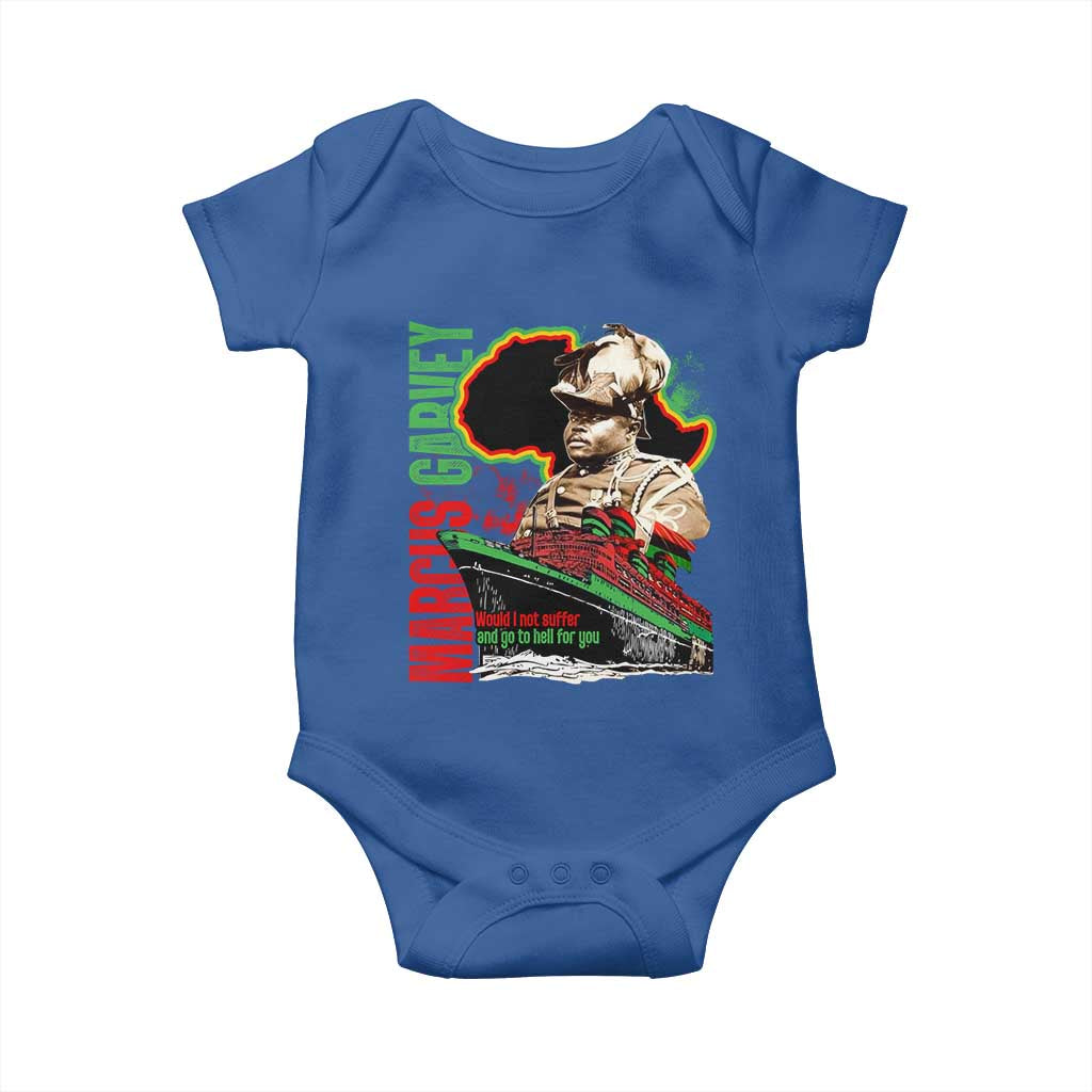 Marcus Garvey Baby Onesie Would I Not Suffer And Go To Hell For You Black History