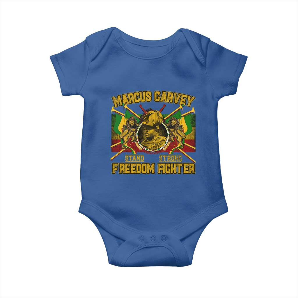 Marcus Garvey Baby Onesie Stand Strong Freedom Fighter Black History