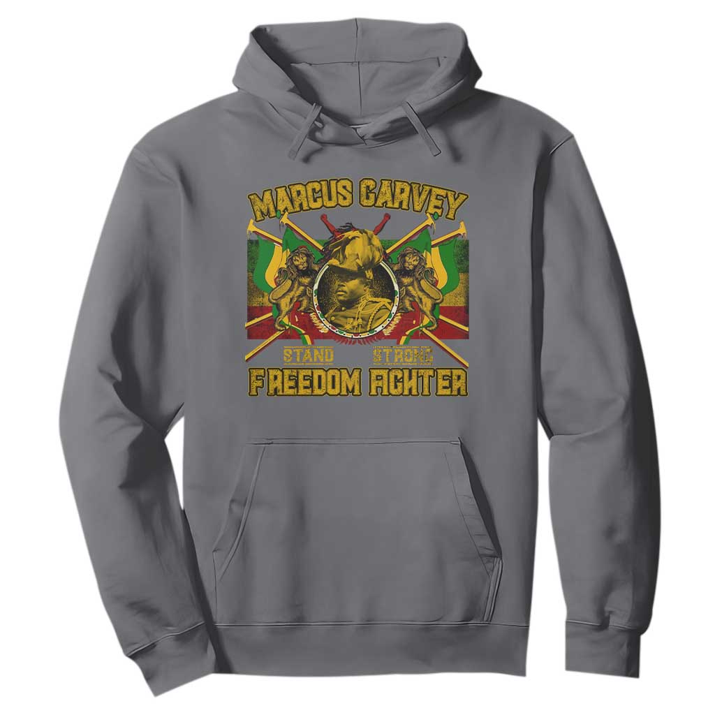 Marcus Garvey Hoodie Stand Strong Freedom Fighter Black History