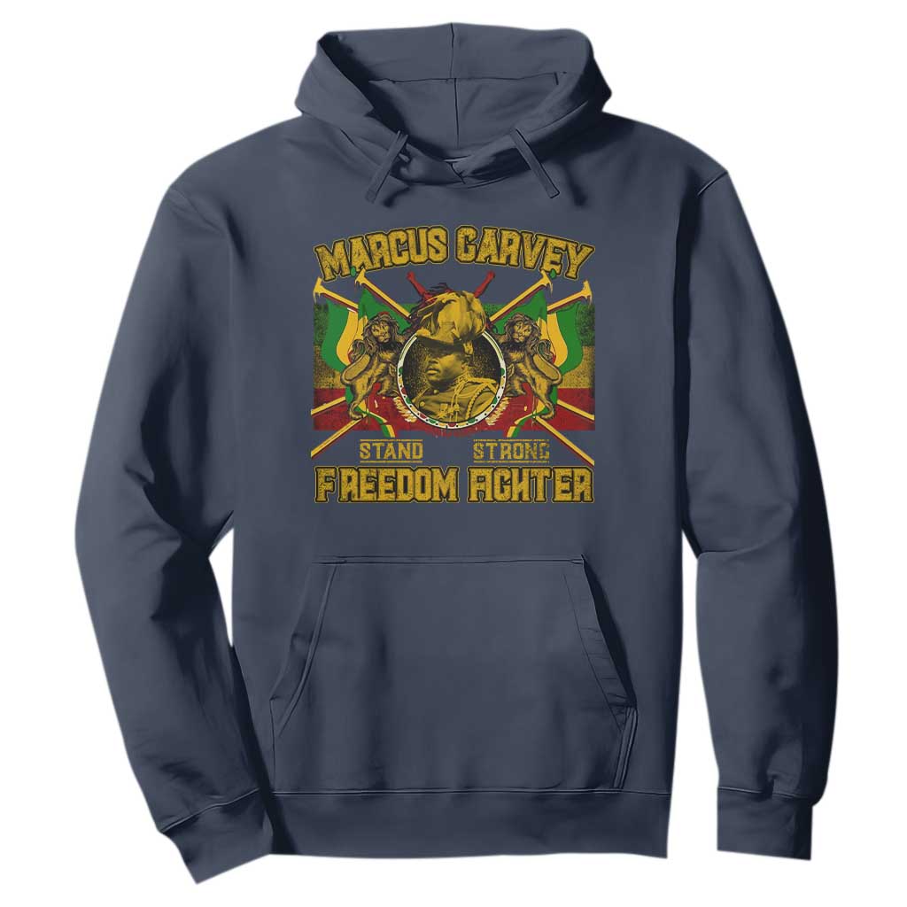 Marcus Garvey Hoodie Stand Strong Freedom Fighter Black History