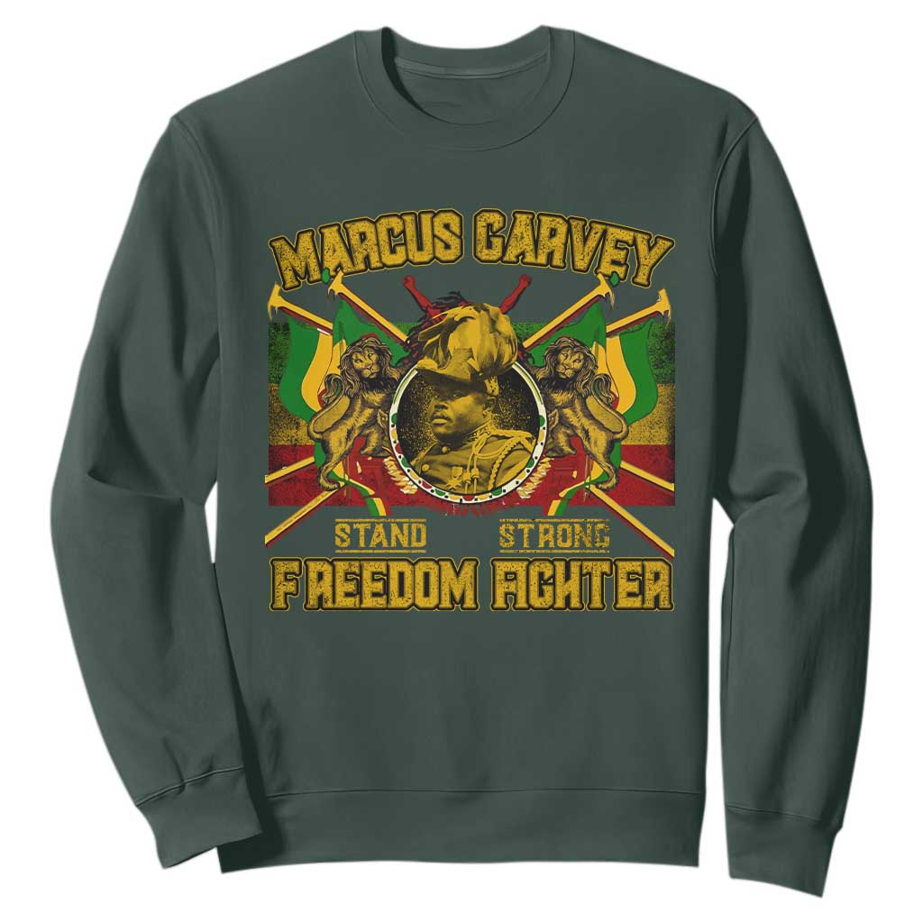 Marcus Garvey Sweatshirt Stand Strong Freedom Fighter Black History