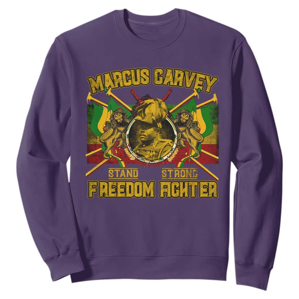 Marcus Garvey Sweatshirt Stand Strong Freedom Fighter Black History