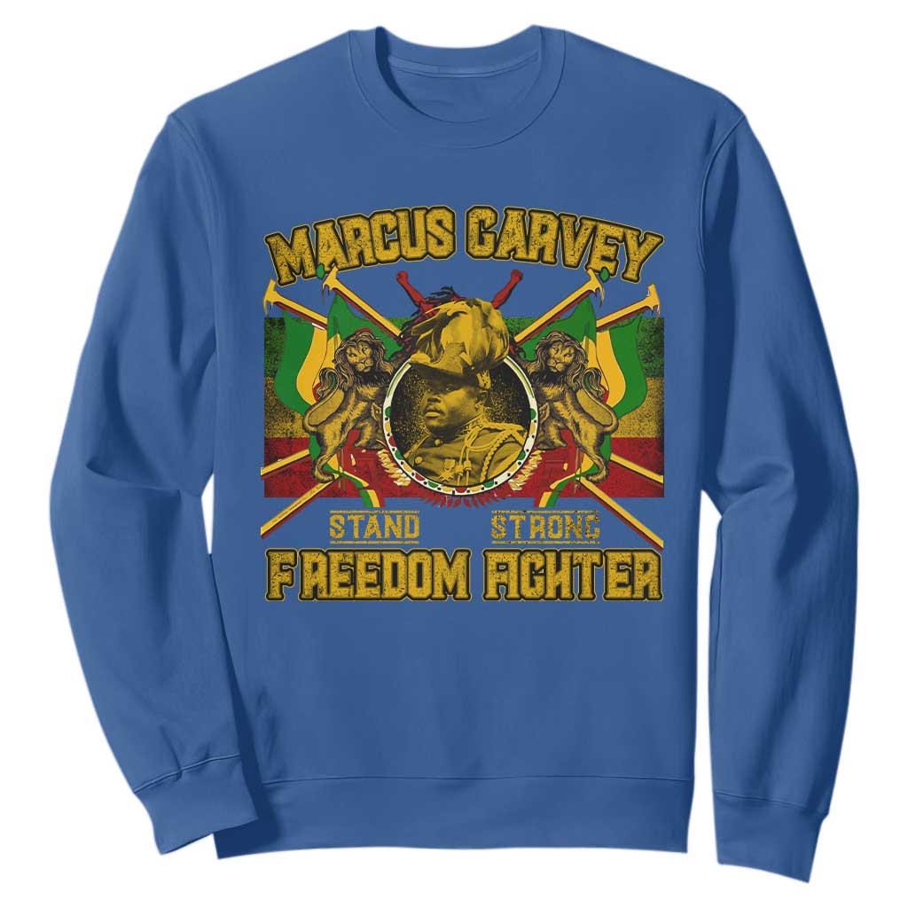 Marcus Garvey Sweatshirt Stand Strong Freedom Fighter Black History