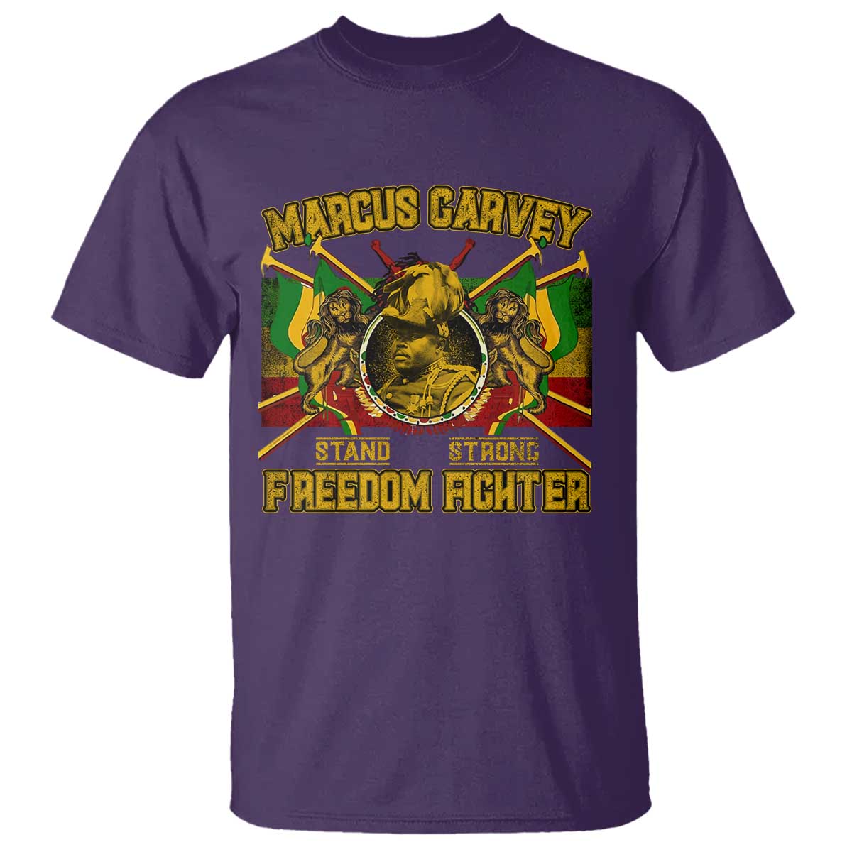 Marcus Garvey T Shirt Stand Strong Freedom Fighter Black History