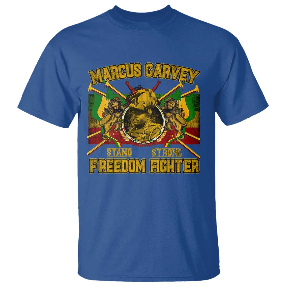 Marcus Garvey T Shirt Stand Strong Freedom Fighter Black History