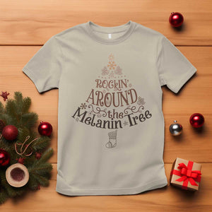 African American Christmas T Shirt Rockin' Around The Melanin Xmas Tree