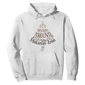 African American Christmas Hoodie Rockin' Around The Melanin Xmas Tree