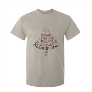 African American Christmas T Shirt For Kid Rockin' Around The Melanin Xmas Tree