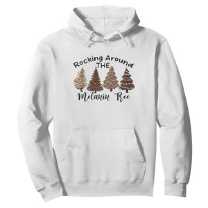 African American Christmas Hoodie Rocking Around The Melanin Xmas Tree