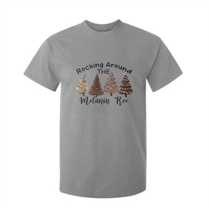 African American Christmas T Shirt For Kid Rocking Around The Melanin Xmas Tree