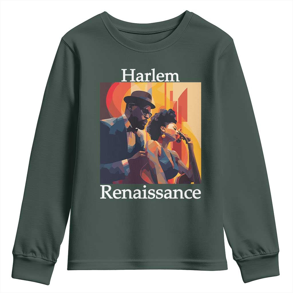 Harlem Renaissance Youth Sweatshirt Jazz Music 1920s Black History