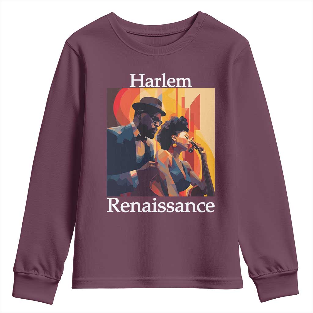 Harlem Renaissance Youth Sweatshirt Jazz Music 1920s Black History