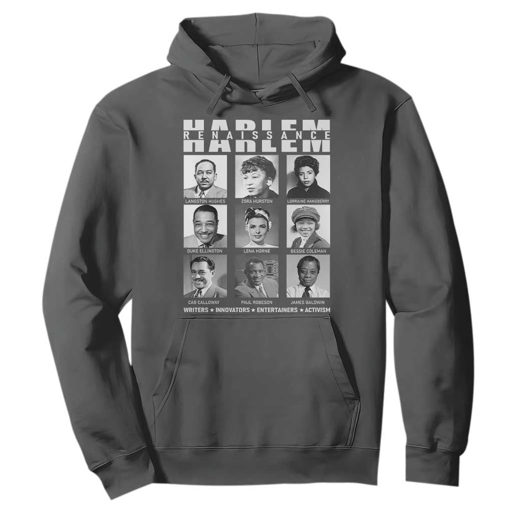 Harlem Renaissance Hoodie Black Writers Innovators Entertainers Activism Black History Month