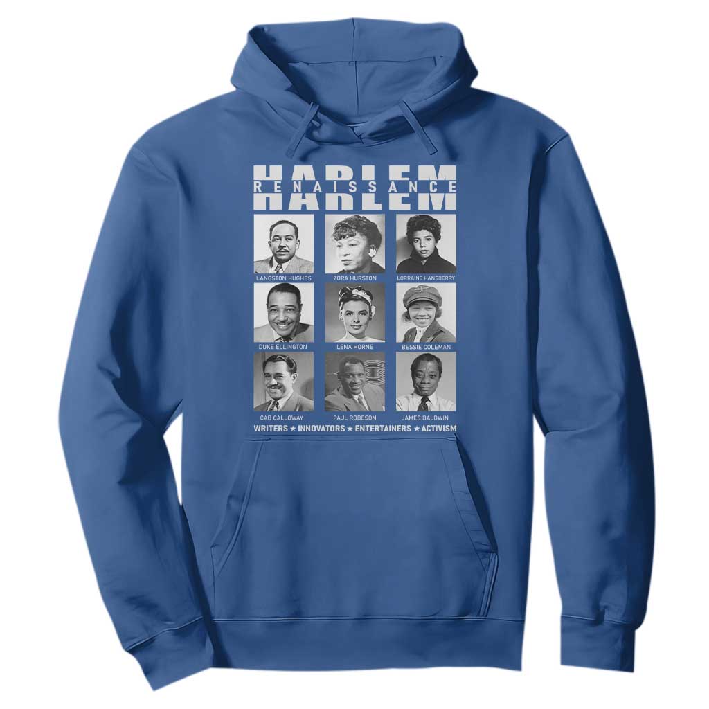 Harlem Renaissance Hoodie Black Writers Innovators Entertainers Activism Black History Month