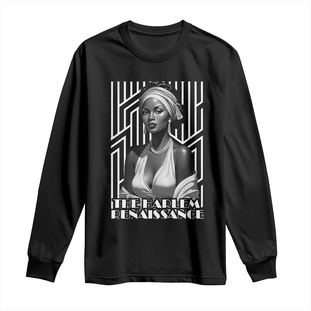 The Harlem Renaissance Long Sleeve Shirt Black Woman Black History Month 1920s