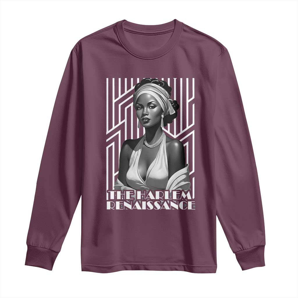 The Harlem Renaissance Long Sleeve Shirt Black Woman Black History Month 1920s