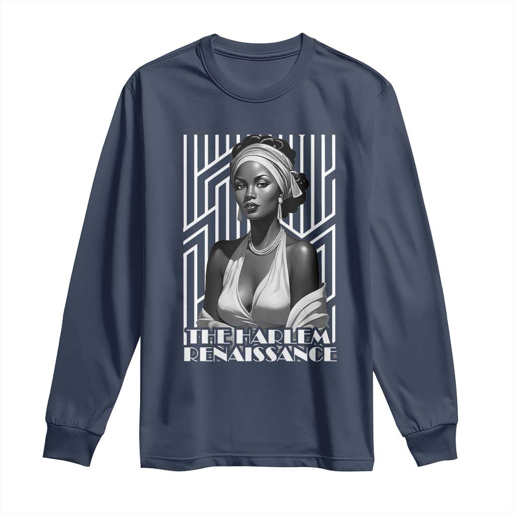 The Harlem Renaissance Long Sleeve Shirt Black Woman Black History Month 1920s