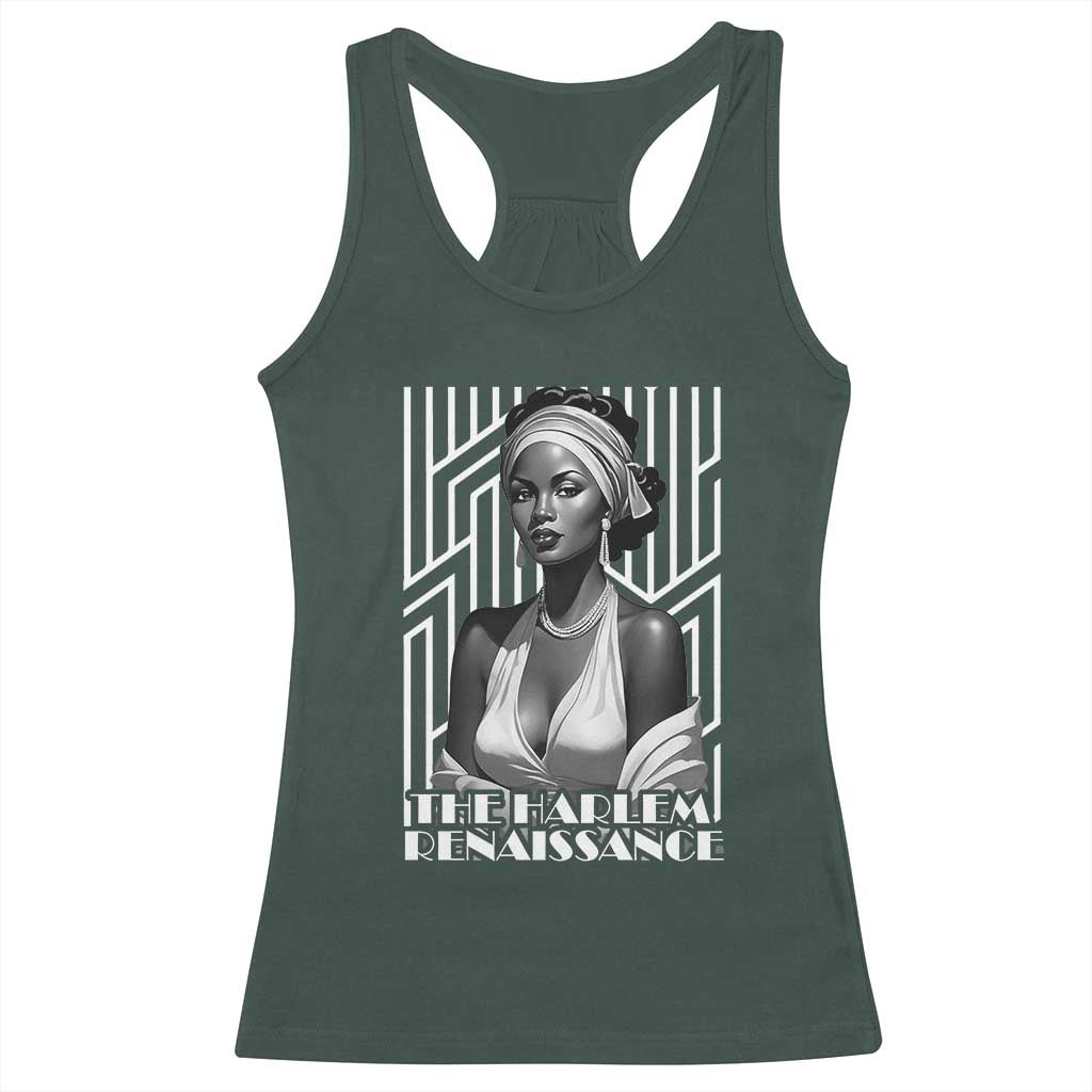 The Harlem Renaissance Racerback Tank Top Black Woman Black History Month 1920s