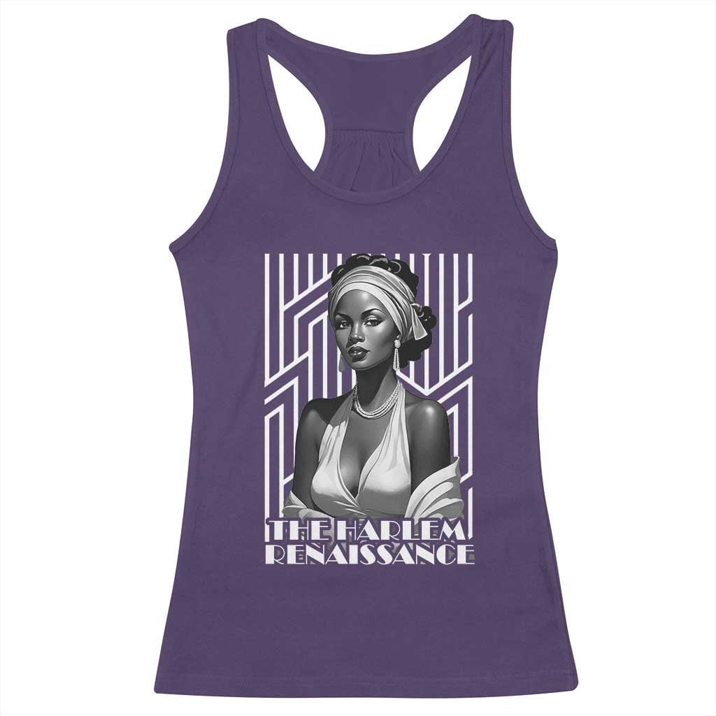 The Harlem Renaissance Racerback Tank Top Black Woman Black History Month 1920s