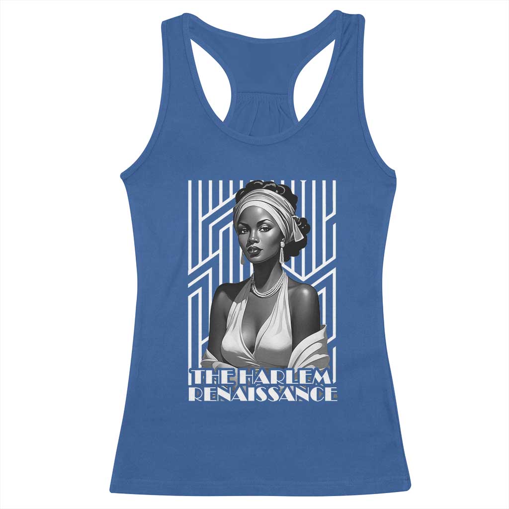 The Harlem Renaissance Racerback Tank Top Black Woman Black History Month 1920s