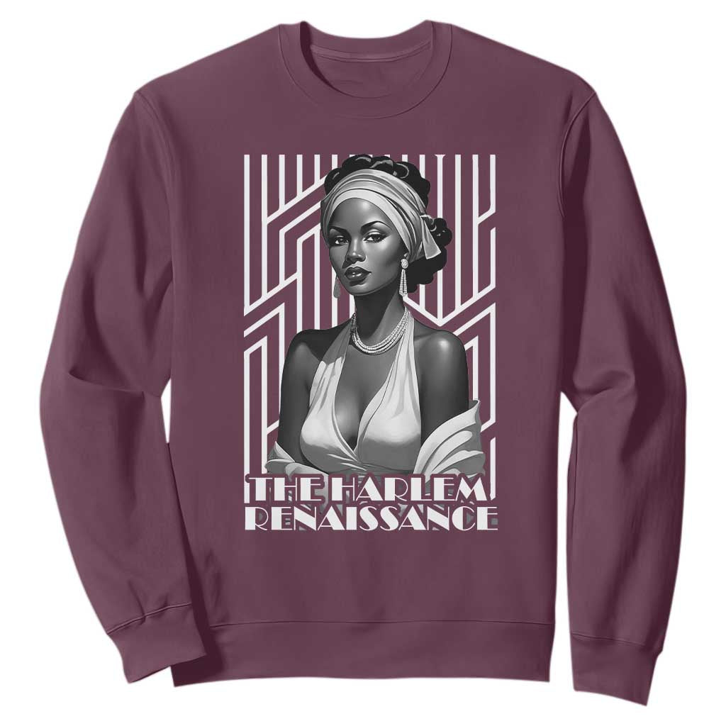 The Harlem Renaissance Sweatshirt Black Woman Black History Month 1920s