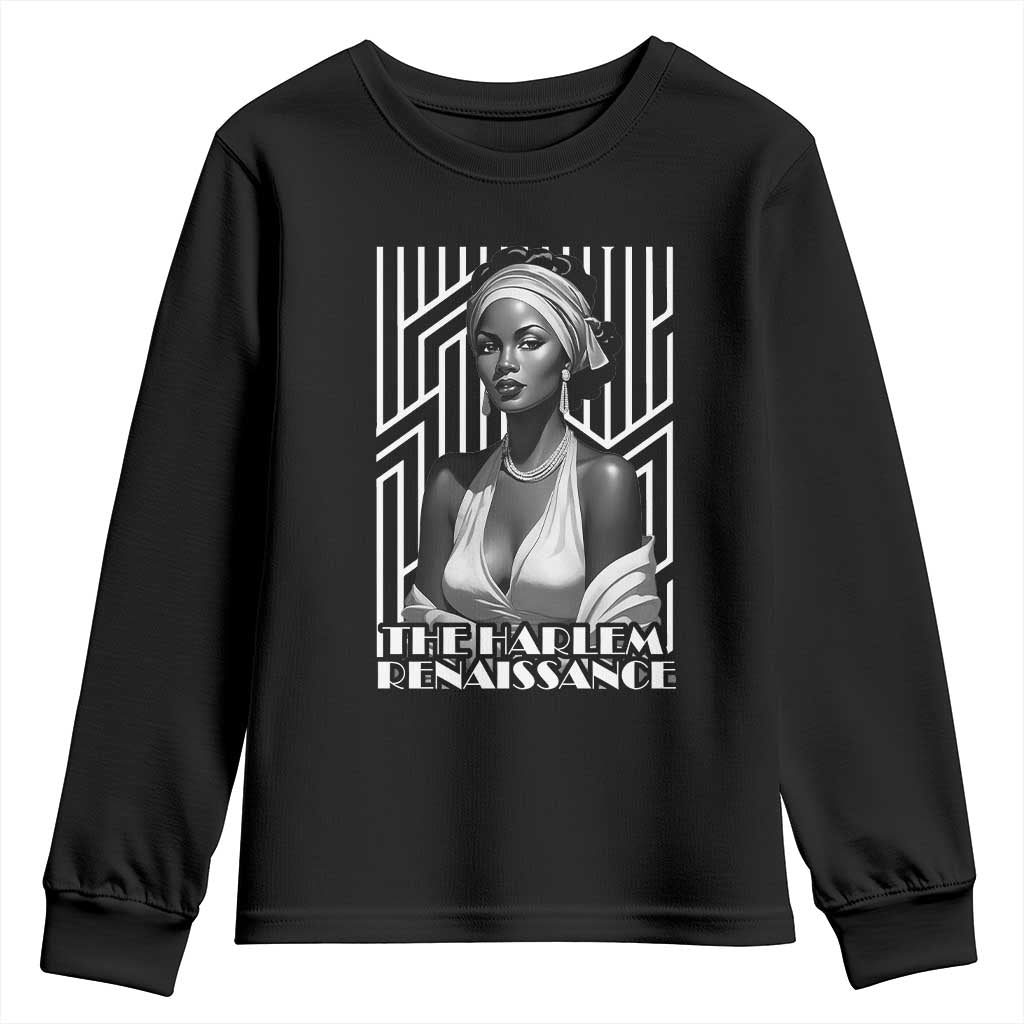 The Harlem Renaissance Youth Sweatshirt Black Woman Black History Month 1920s