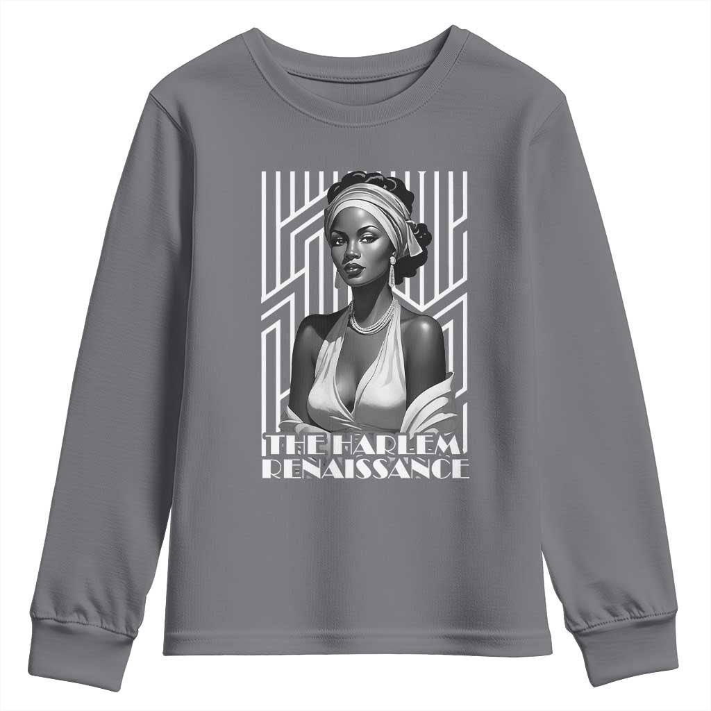 The Harlem Renaissance Youth Sweatshirt Black Woman Black History Month 1920s