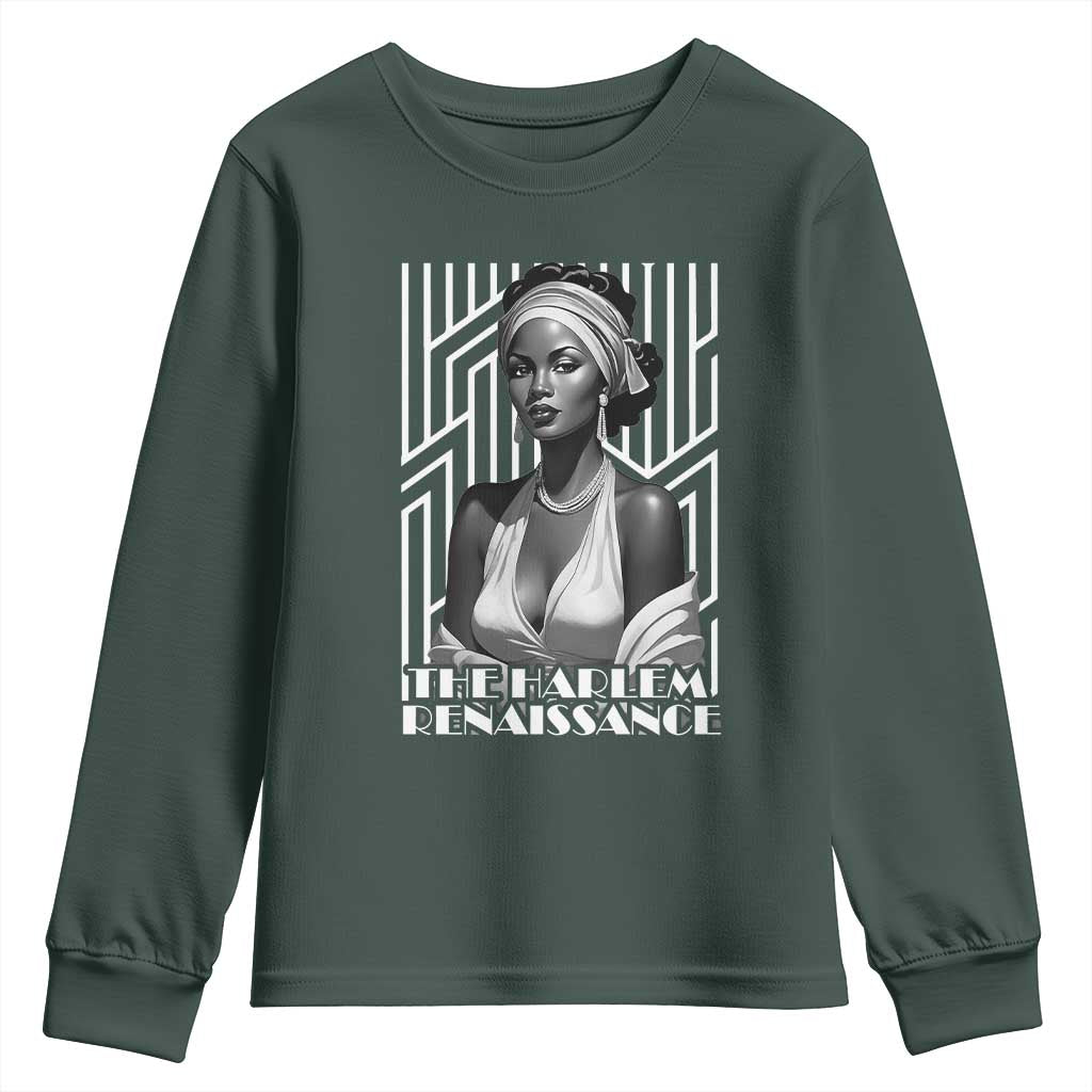 The Harlem Renaissance Youth Sweatshirt Black Woman Black History Month 1920s