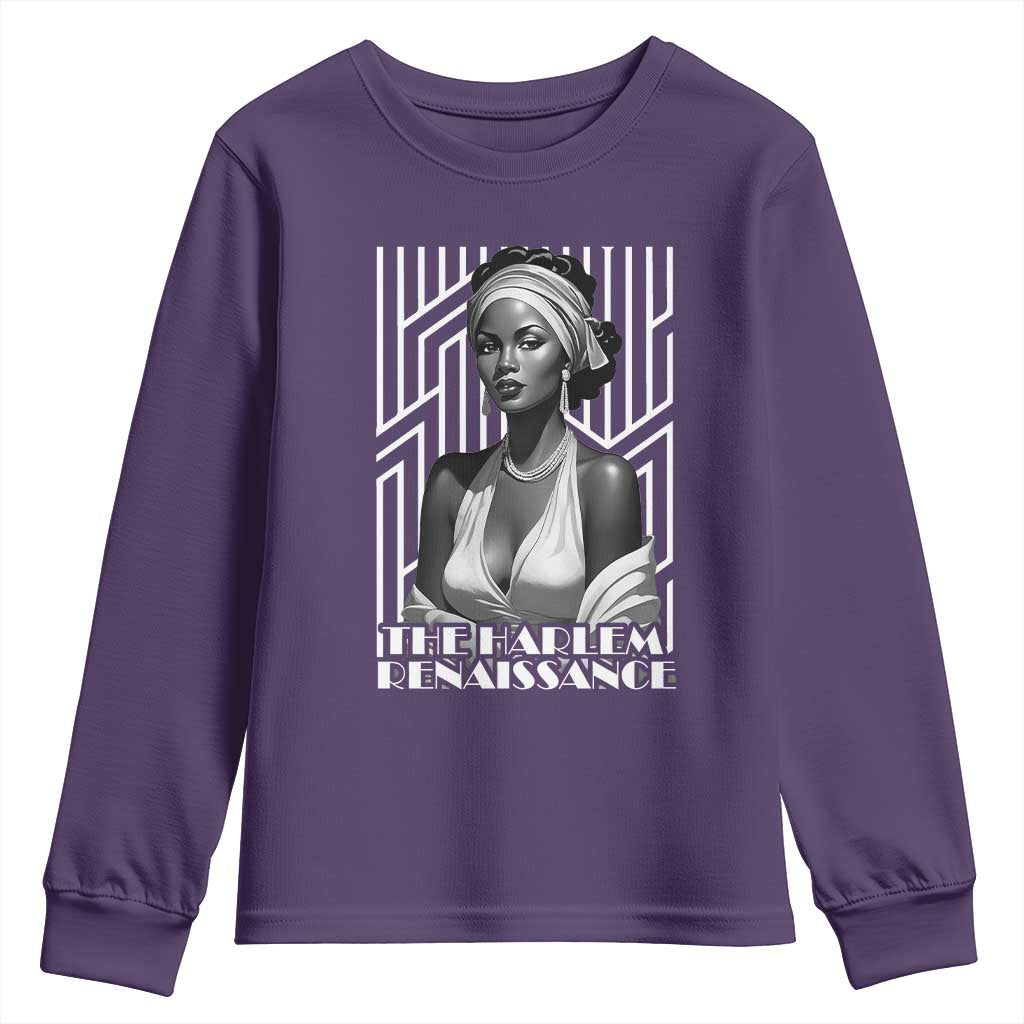 The Harlem Renaissance Youth Sweatshirt Black Woman Black History Month 1920s
