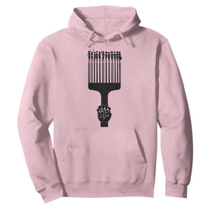 Afro Pick Comb Strong Black Power Fist Hoodie