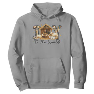 African American Christmas Nativity Scene Hoodie Joy To The World Afro Black Jesus - African Pride