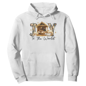 African American Christmas Nativity Scene Hoodie Joy To The World Afro Black Jesus - African Pride