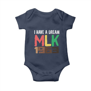 I Have A Dream Martin Luther King Baby Onesie MLK Day 1963 Speech Black History Month