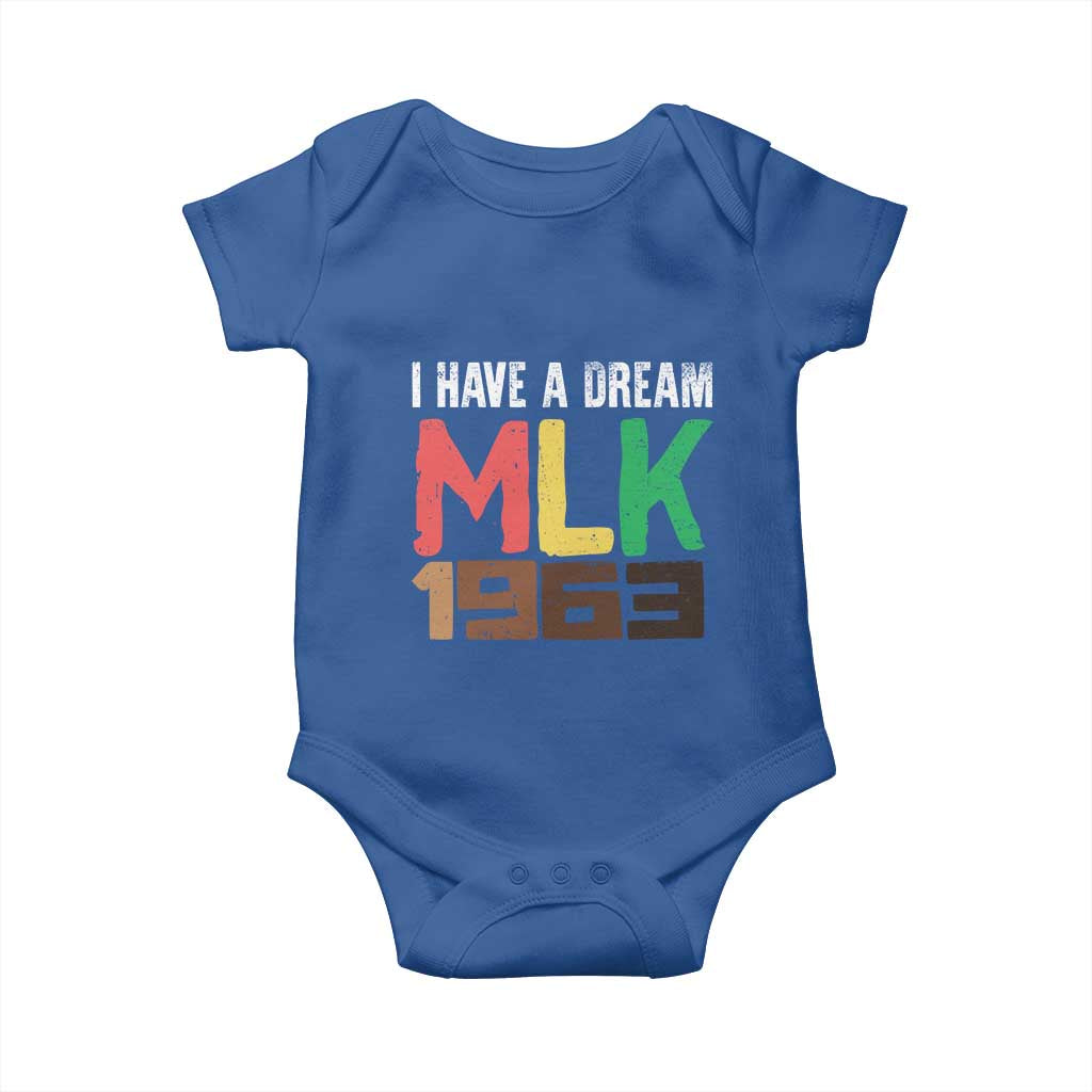 I Have A Dream Martin Luther King Baby Onesie MLK Day 1963 Speech Black History Month