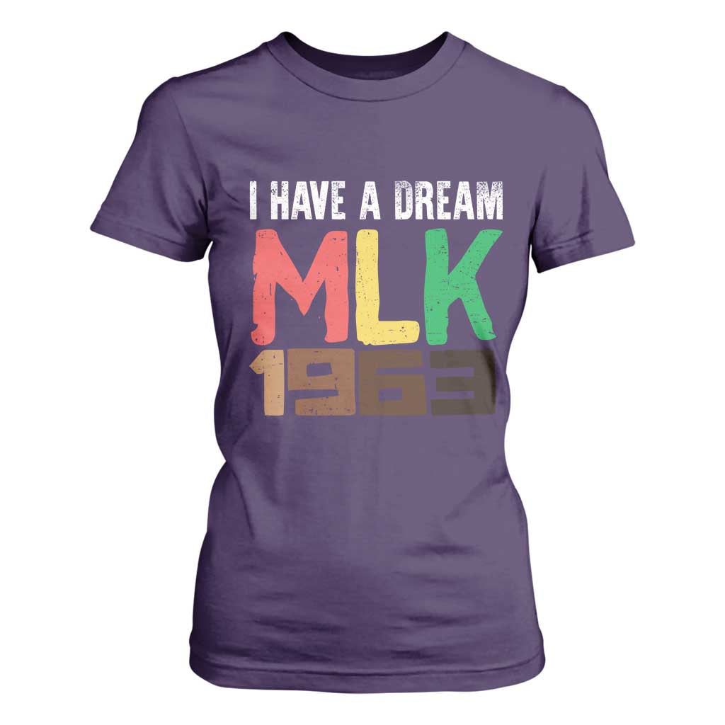 I Have A Dream Martin Luther King T Shirt For Women MLK Day 1963 Speech Black History Month