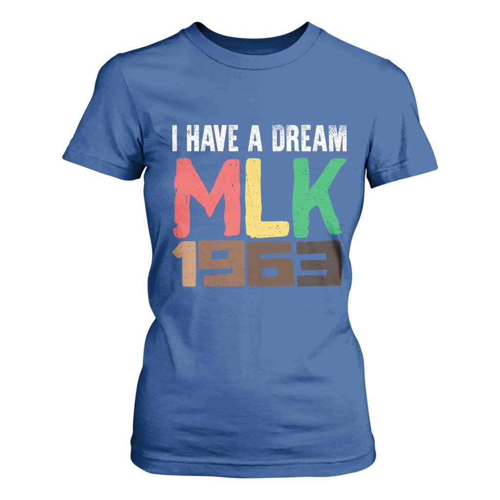 I Have A Dream Martin Luther King T Shirt For Women MLK Day 1963 Speech Black History Month