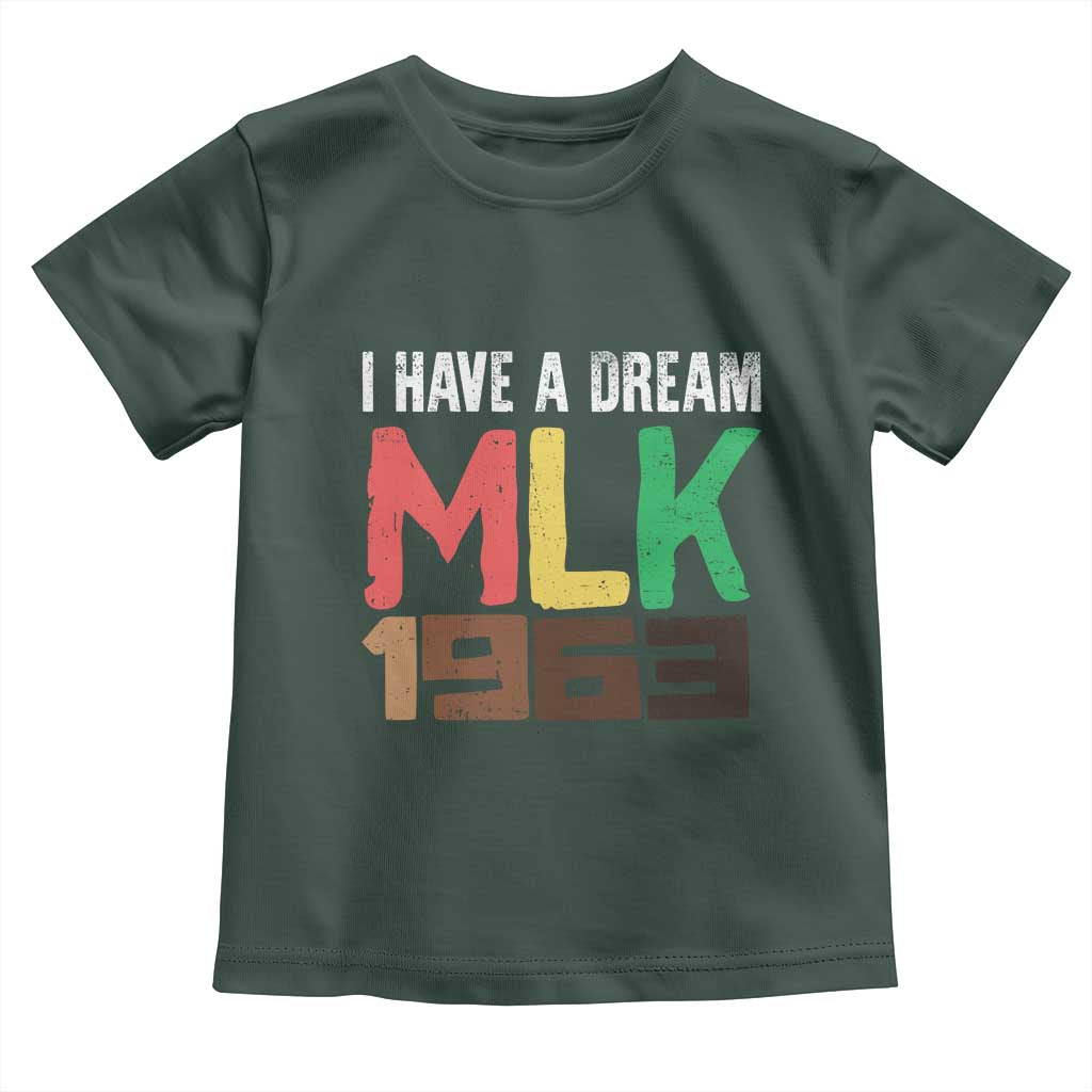 I Have A Dream Martin Luther King Toddler T Shirt MLK Day 1963 Speech Black History Month