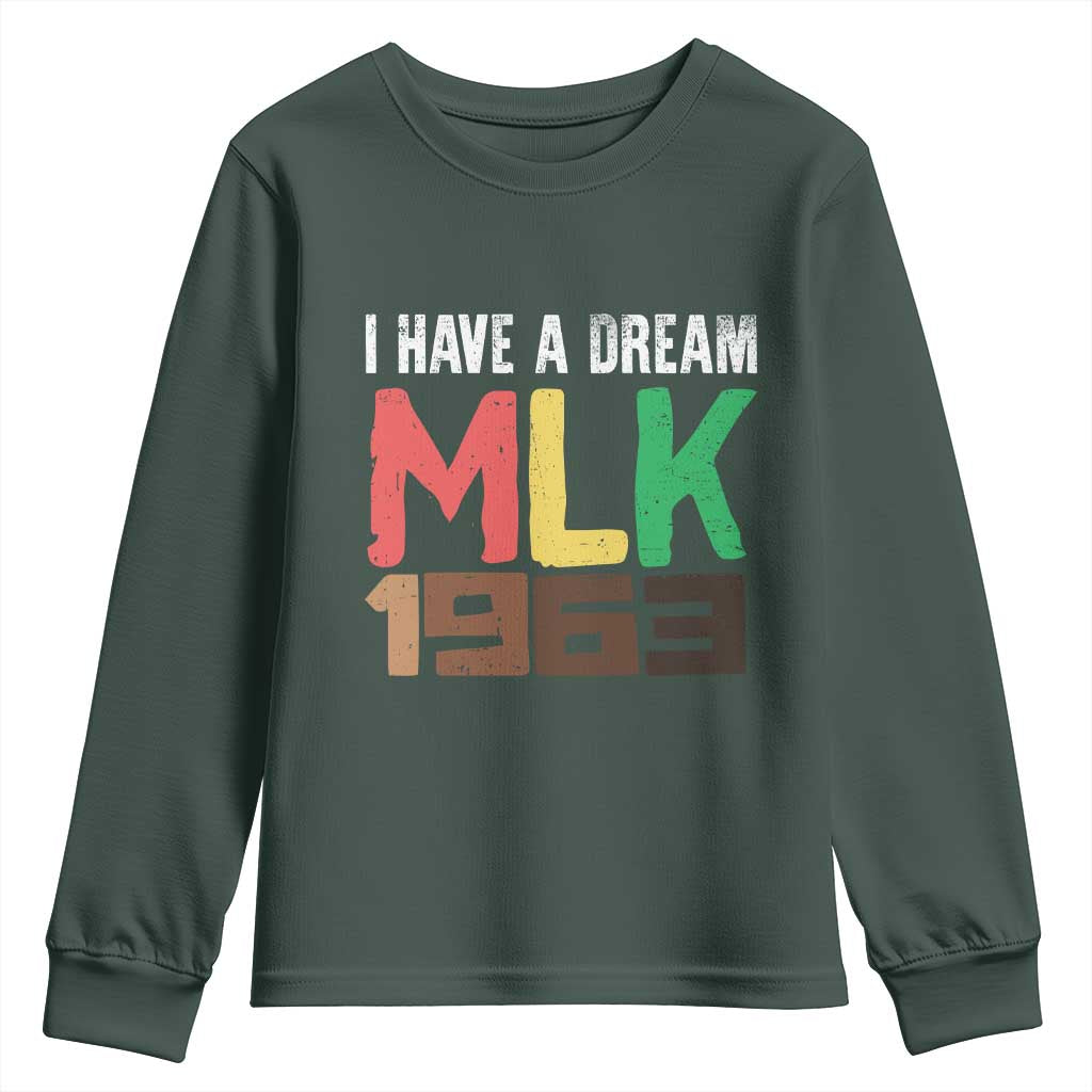 I Have A Dream Martin Luther King Youth Sweatshirt MLK Day 1963 Speech Black History Month